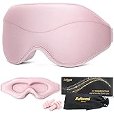 BeHoomi Sleep Mask, Premium Eye Mask for Sleeping, Total Blackout, Super Soft Comfort, Adjustable Fit, Upgraded 3D Ergonomic 