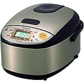 Zojirushi NS-LHC05 Micom Rice Cooker & Warmer, Stainless Dark Brown, 3 Cups Uncooked