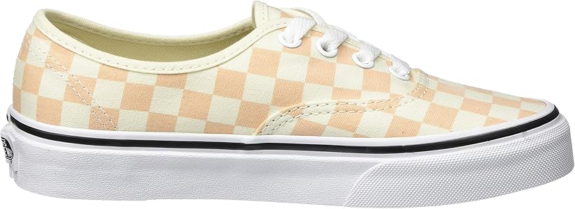 apricot vans checkerboard