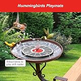 SZMP Solar Fountain Glass Panel 7 Nozzles 3.5W Bird Bath Pump Garden Pond view 2