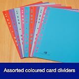 Oxford Campus A4 10-Part Dividers Multi-Coloured Tabs for Binders view 5