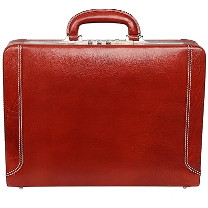 Zordan Leather Briefcase Bag Cum Office File Bag for Men Expandable Made in Pure Leather