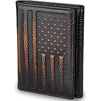 SENFEFN PORTAFOGLIO UOMO Vera Pelle Trifold, Portafogli Uomo Blocco RFID Con 19 EUR 48,99 - Foto 8