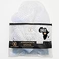 BELLANOMI African Exfoliating Net Sponge, Authentic, Ethically sourced from Nigeria, 45 inches Long, Back Scrubber for Daily use (White)