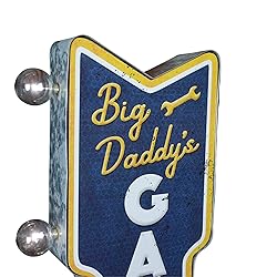 Big Daddy's Garage Double-Sided Marquee Sign With