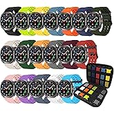 Sport Bands with Storage Case Compatible for Samsung Galaxy Watch Ultra 47mm,No Gap Breathable Wristband Waterproof Replacement Soft Silicone Strap for Men Women