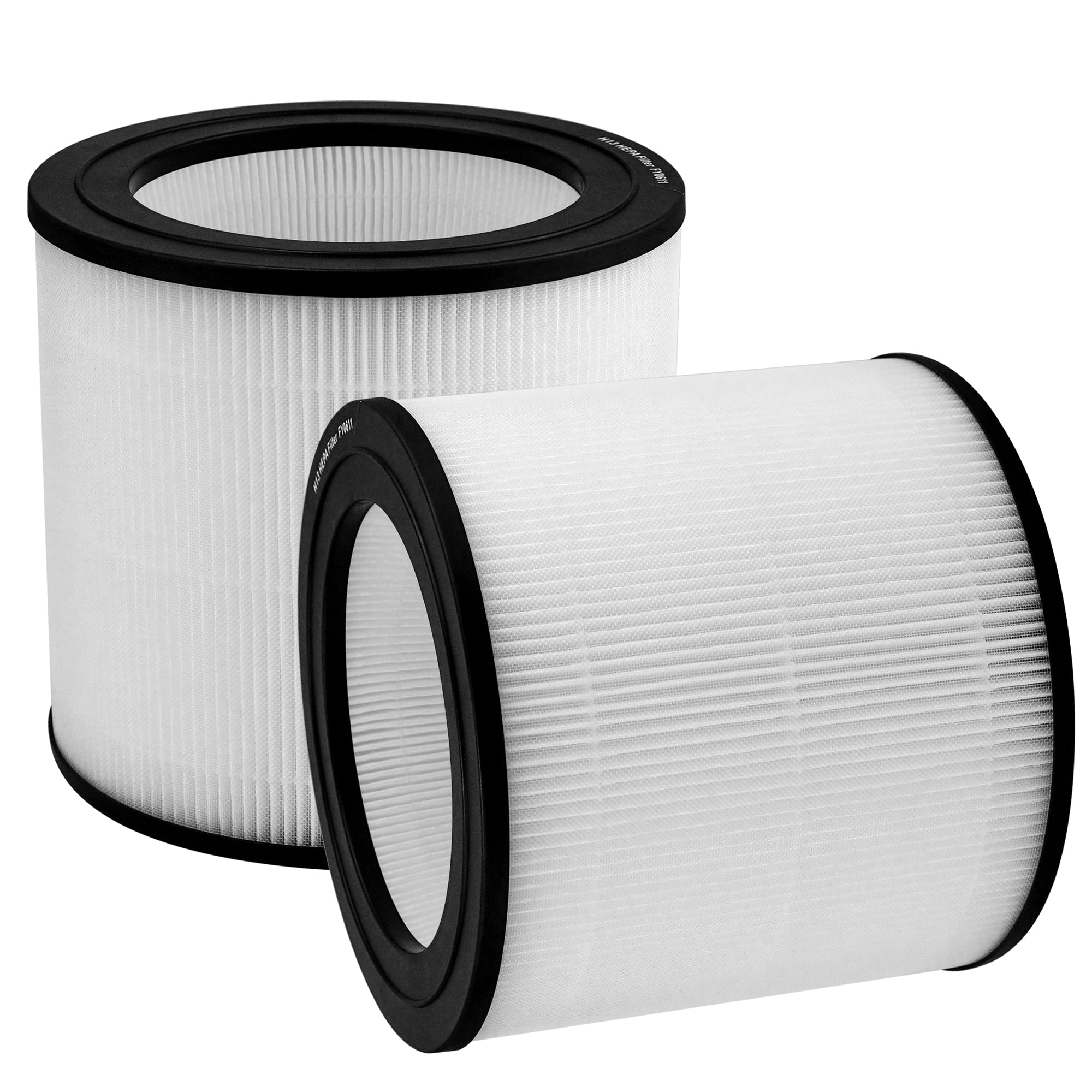 Facecool FY0611 Replacement Filter Compatible with PHILIPS Air Purifiers AC0650 and AC0651/10, Part FY0611/30, With 2 True HEPA Filters