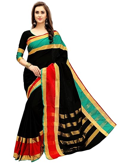 Cotton Saree With Blouse Piece