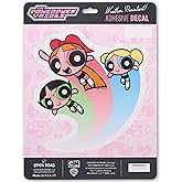 Powerpuff Girls Flying Adhesive Vinyl Decal - Fun Powerpuff Girls Sticker for Car, Window, Water Bottle or Laptop