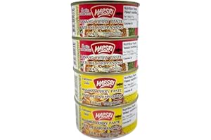 Maesri Thai Curry Paste - Taster Pack - Panang Curry Paste (2 x 4oz) and Masaman Curry Paste (2 x 4oz)
