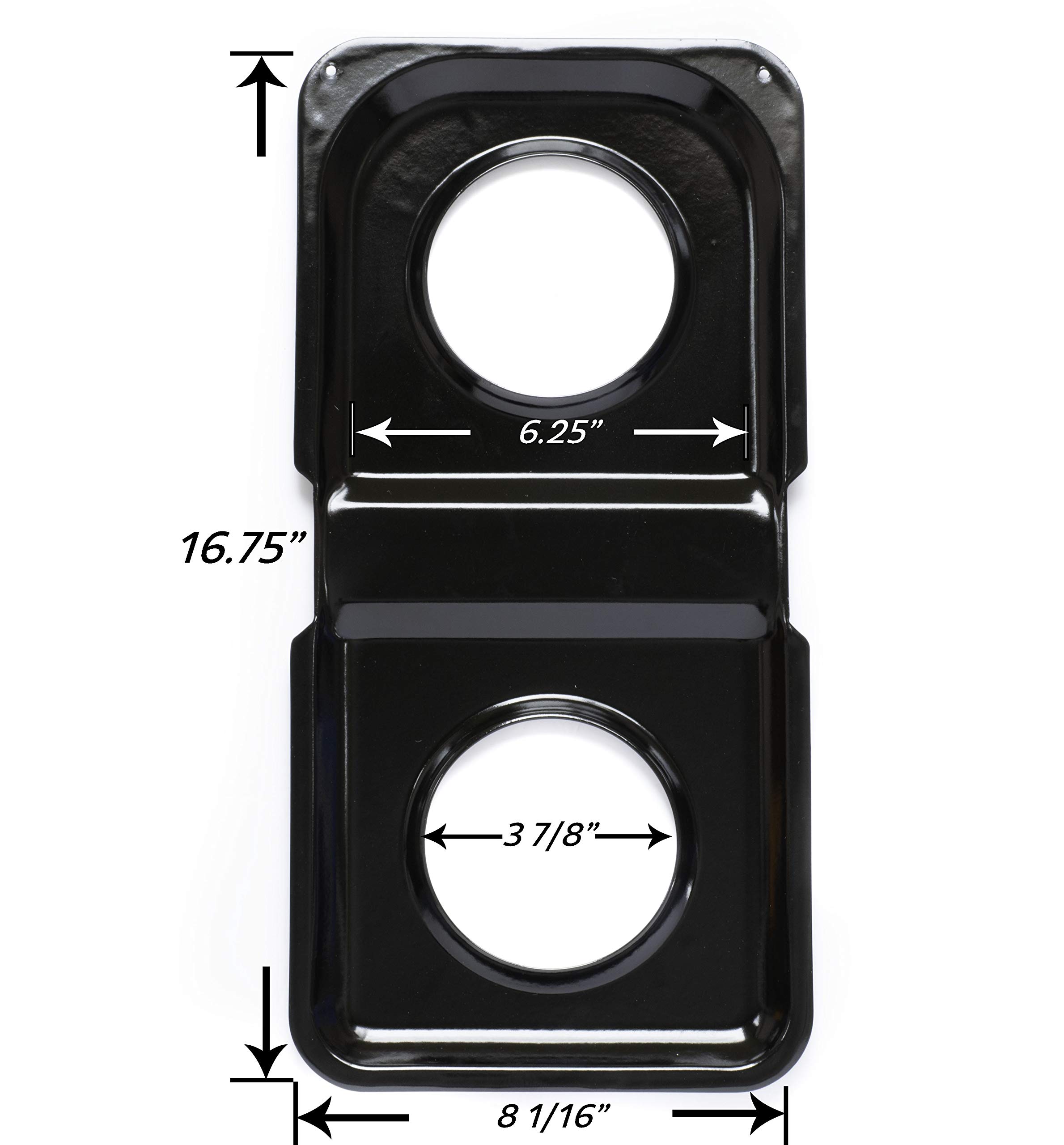 Mua Range Kleen P501 Black Porcelain Rectangular Gas Stove Drip Pan, 16
