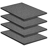 DECOHS 4 Pcs Polyurethane Foam Sheet- 16 x 12 x 1