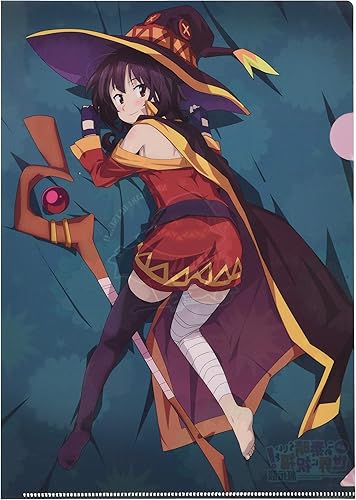 Amazon 映画 この素晴らしい世界に祝福を 紅伝説 描き下ろし背負われめぐみんa4クリアファイル アニメ 萌えグッズ 通販