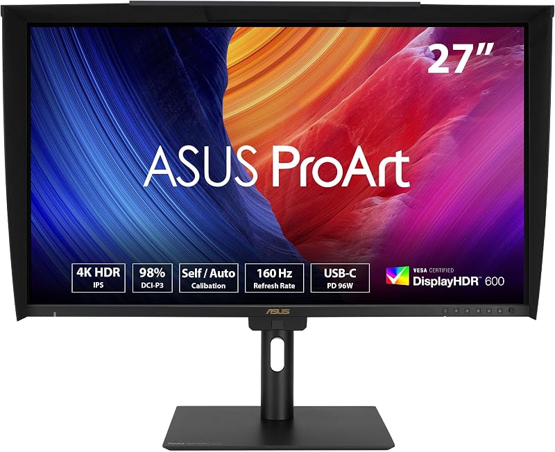 ASUS ProArt PA27UCGE 27 inch 4K IPS HDR-10 Calibrated Monitor 160Hz