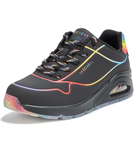 Amazon.com | Skechers Hands Free Slip-Ins Uno-Banksia, Black