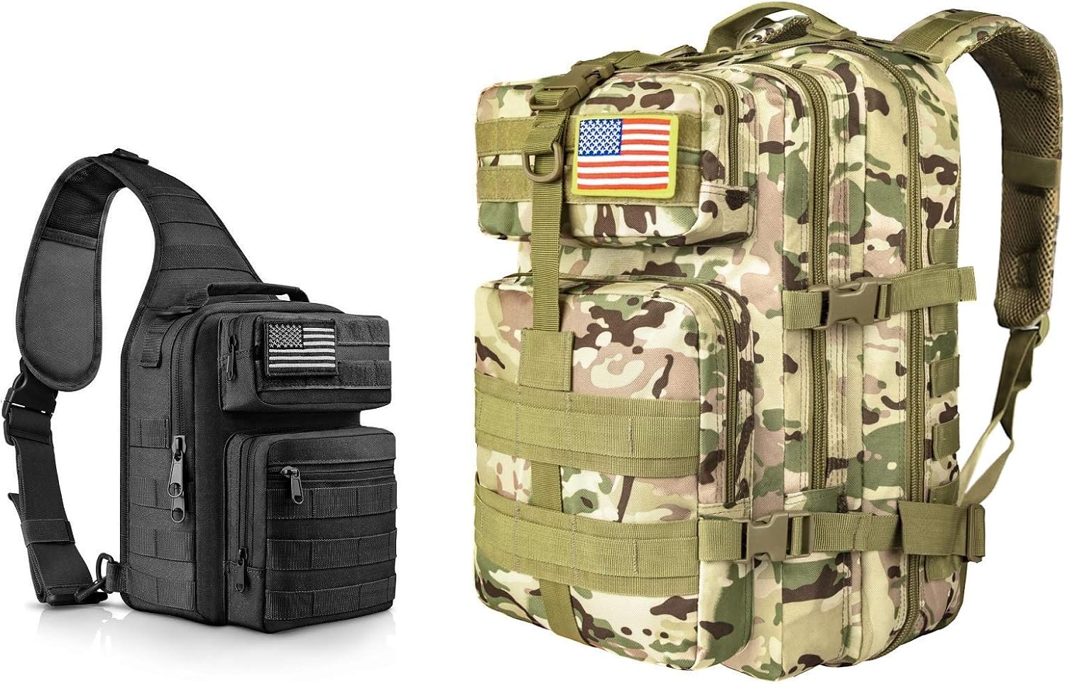 CVLIFE Military Tactical Backpack Army 3 Day Assault Pack
