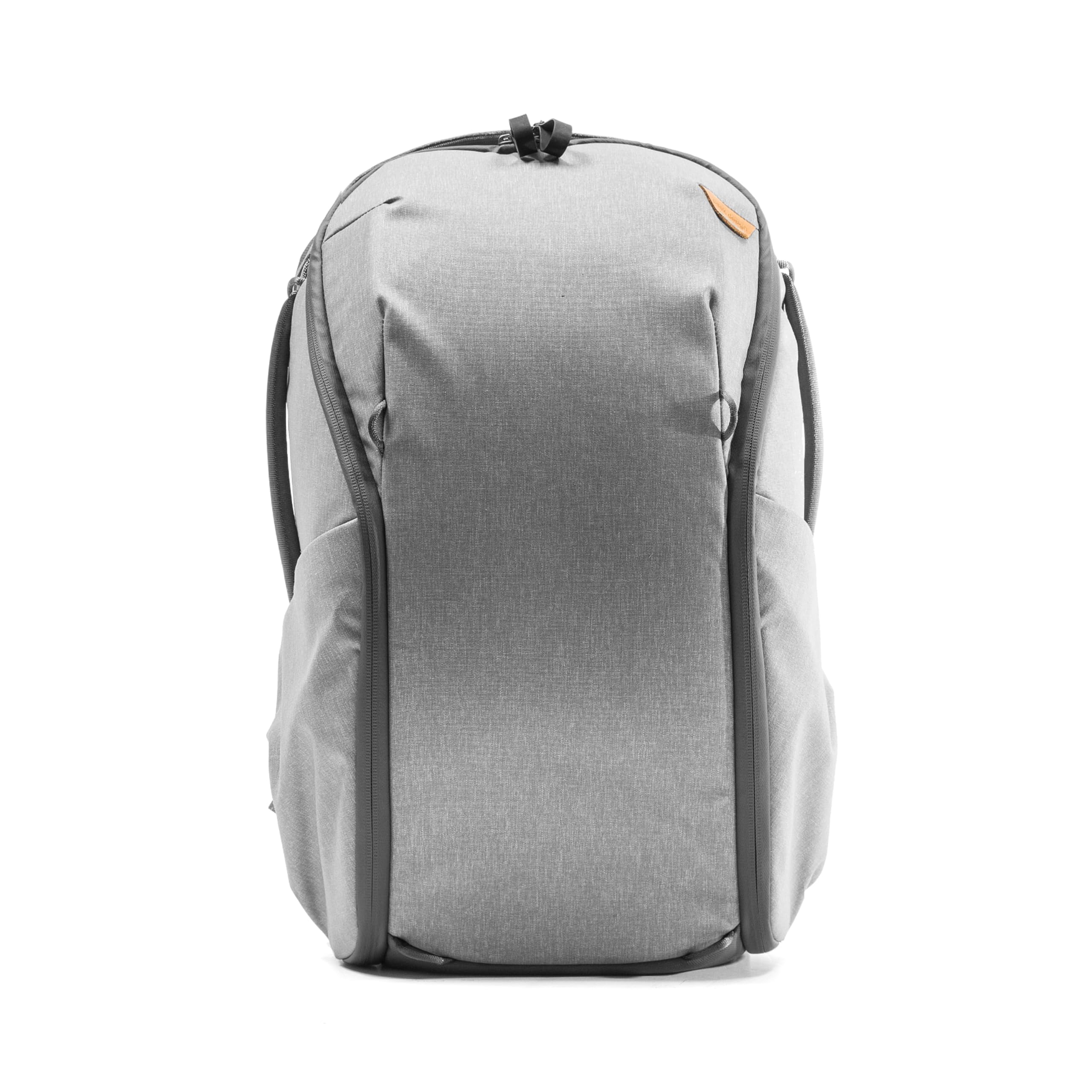 Peak Design Everyday Backpack Zip 20L, Ash, 270-Degree Zip, Dual Side Pockets, FlexFold Dividers, Fits 15" Laptop, For Camera Carry, Daily Commutes or Travel, Versatile Backpack for Men and Women