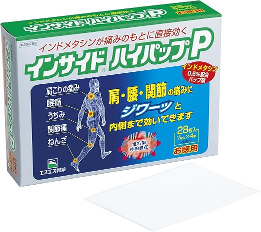 Amazon 第2類医薬品 インサイドパップp 28枚 セルフメディケーション税制対象商品 エスエス製薬 肩こり 腰痛 筋肉痛緩和