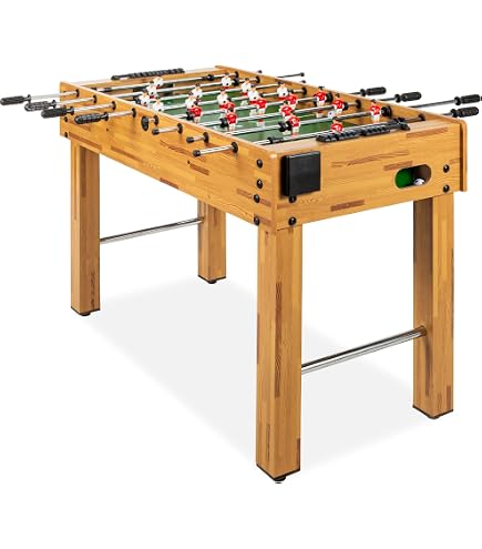 Serenelife Mesa De Hockey Aire - Motor Doble, Marcador LED Digital, Incluye 8 Discos Y 4 Empujadores