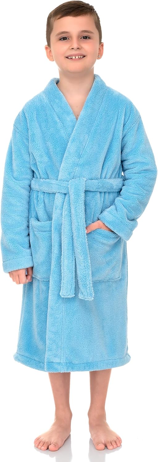 towelselections men's plush kimono robe