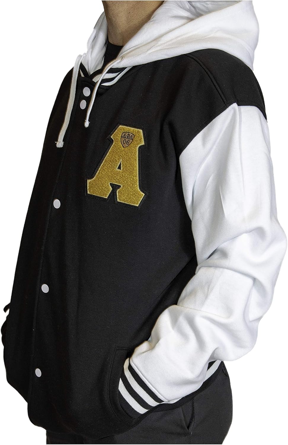 BAW Alpha Fleece Letterman Jacket (XL) at Amazon Men’s Clothing store