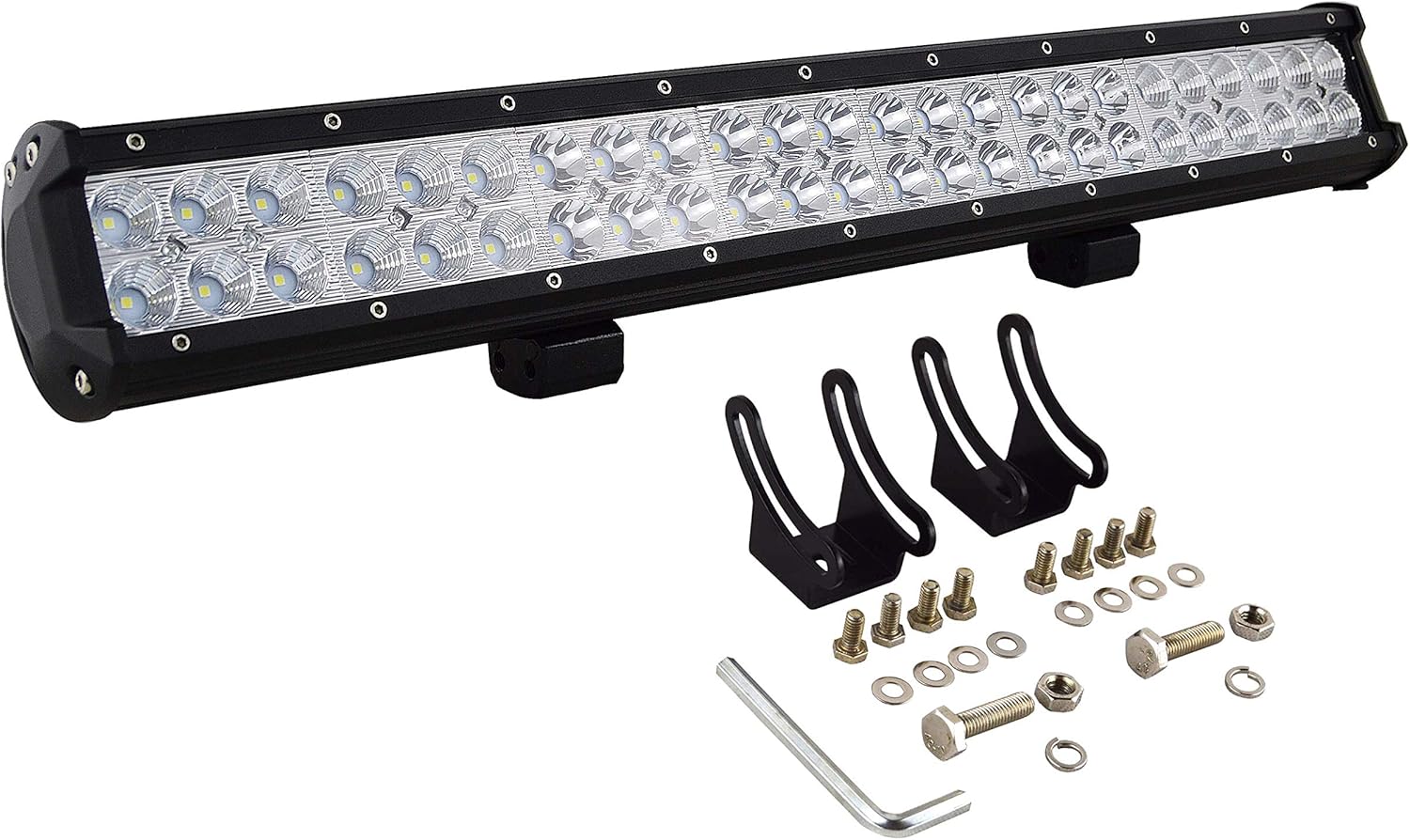 Willpower 22 inch 144W Led Light Bar Spot Flood Waterproof Offroad Headlight Lamp DC 12V,24V 6000K For Off-road Vehicles 4x4 ATVS UTVS