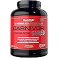 MuscleMeds Carnivor Shred Fat Burning Hydrolized Beef Protein Isolate, 0 Lactose, 0 Sugar, 0 Fat, Halal Certified, Vanilla Caramel, 4 Pound, 56 Servings