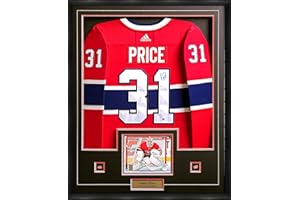 Carey Price Signed Jersey Framed Canadiens Red Adidas with 8x10-H (Frm-JERS-6)