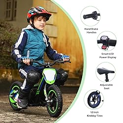 Lightweight Electric Dirt Bike for Kids, 170W