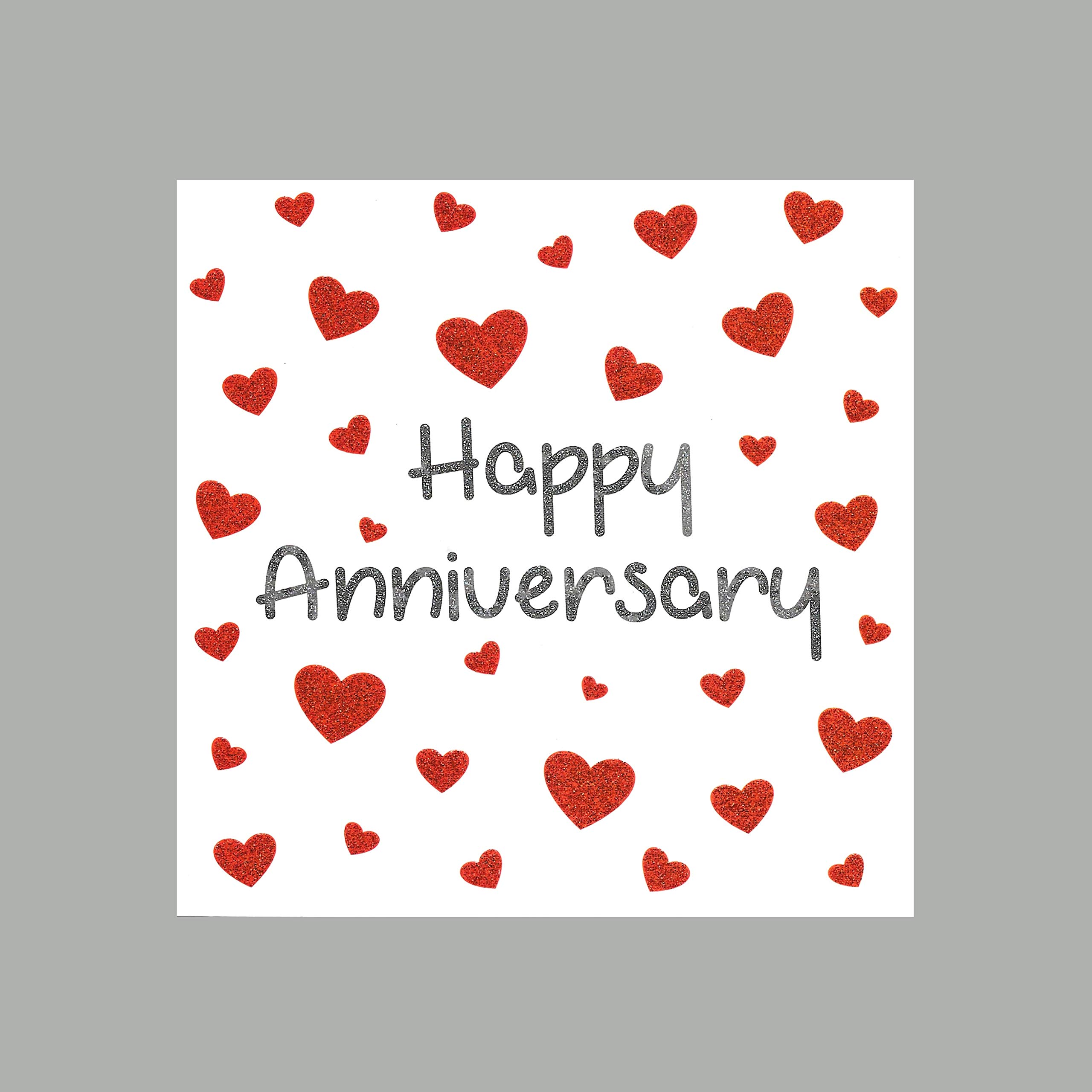 Special Wedding Anniversary Card - Quality Glittery Finish Love for Any Occasion