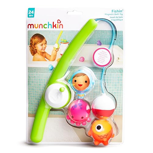 Munchkin® Fishin'™ Magnetic Baby and Toddler Bath Toy, 4pc