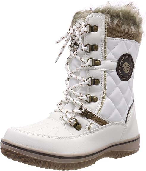 Botas Levis Mujer Botines Militares Dockers Para Mujer Tacón