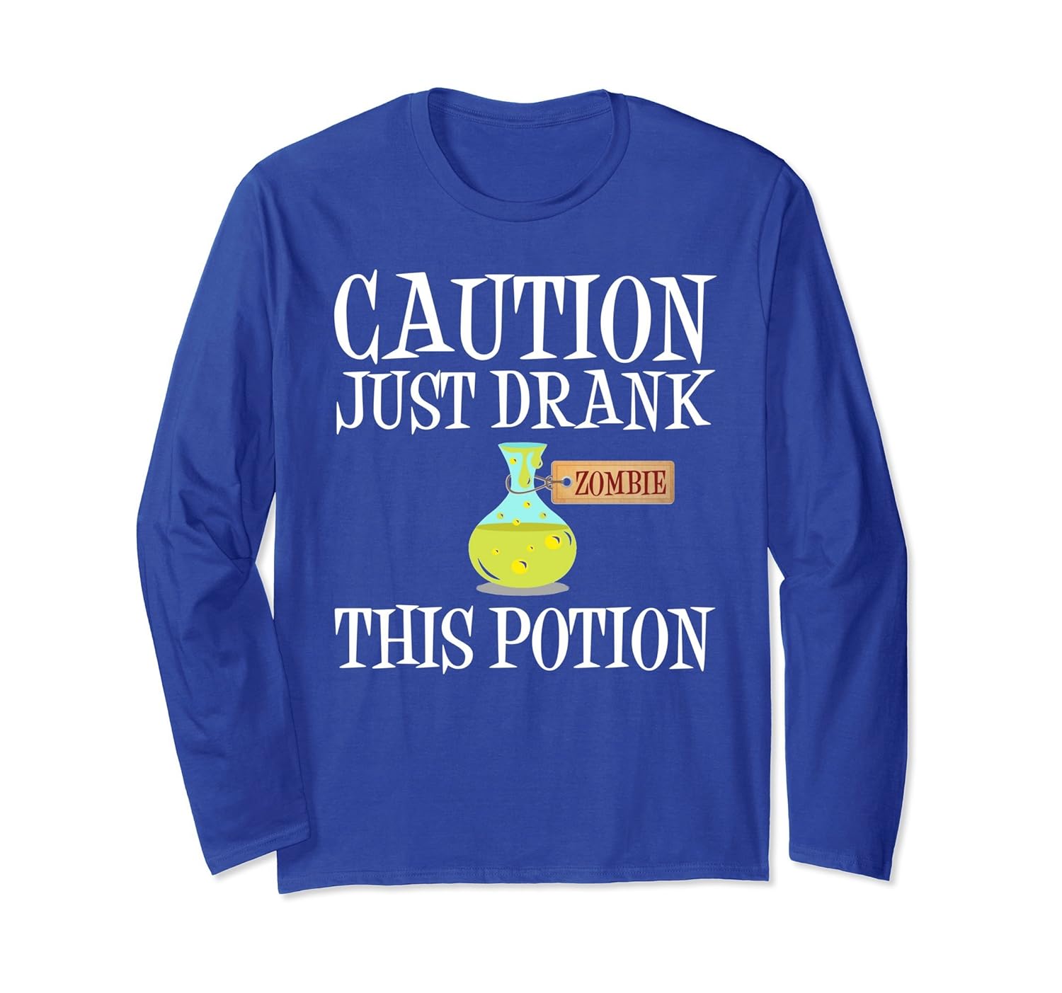 Funny Halloween Long Sleeve | Undead Zombie Potion Costume- TPT