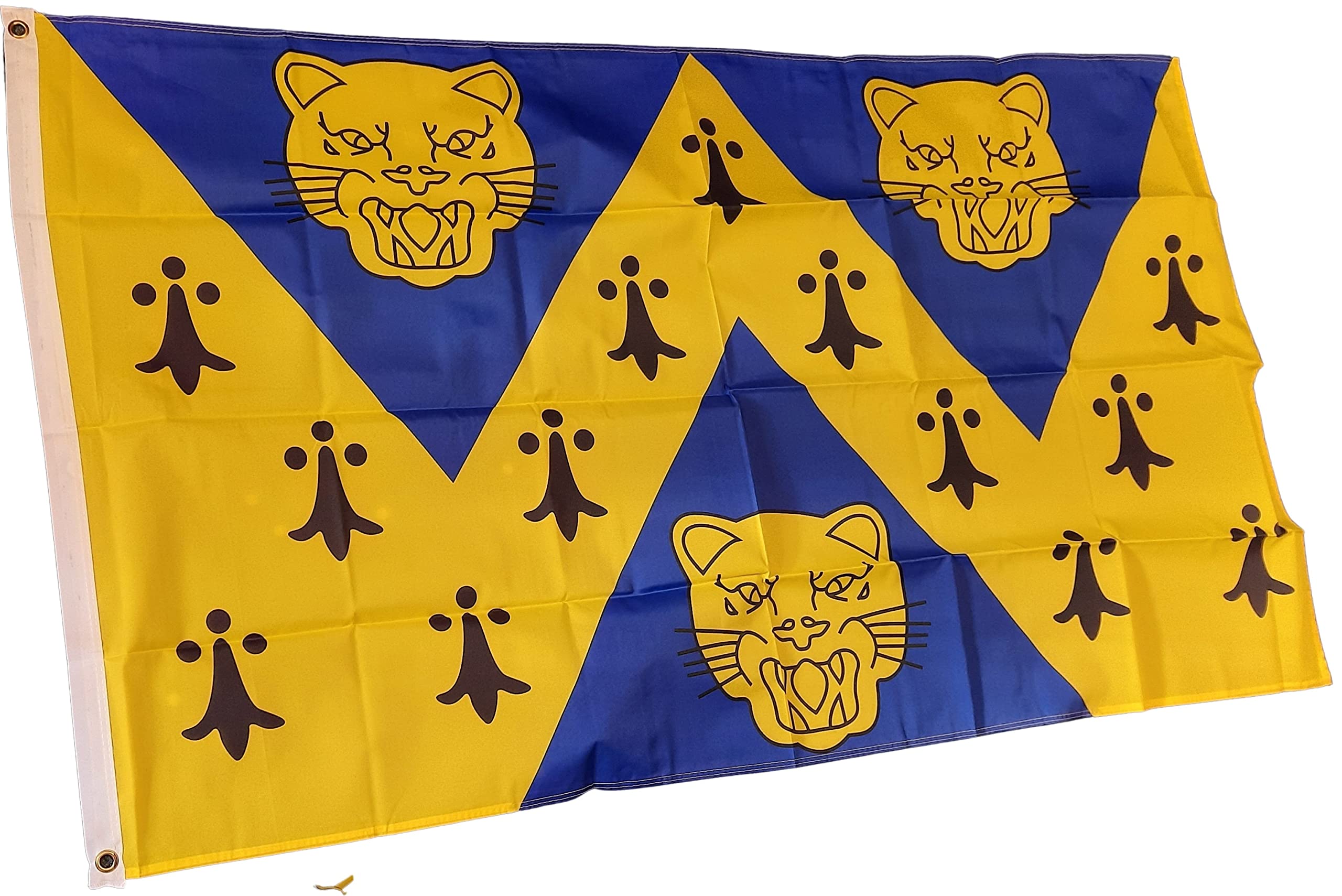 NWFlags Shropshire Flag 5ft x 3ft 75d Premium Polyester Suitable For Flagpoles | Strong Polyester 5x3 foot material flag with Eyelets