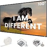 High gain 100 Inch Projector Screen - Wall Mounted
