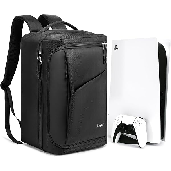Amazon.com: Ezgnuk Game Backpack for PS5 Console, Protective