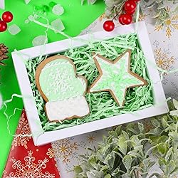 ZEBMOON 2 LB Light Green Crinkle Cut Paper Shred