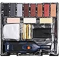 19pc Hardwood Laminate Wooden Wood Floor Repair Kit Wax Chip Scratch with Case