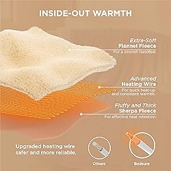 Bedsure Electric Twin Blanket - Soft Flannel