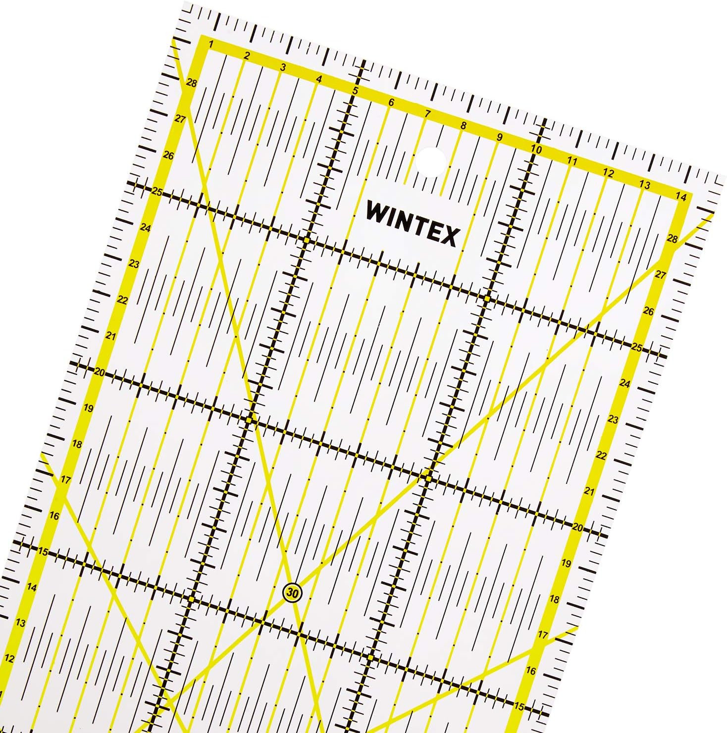 WINTEX Patchwork Ruler 15 cm x 30 cm, transparent acrylic patchwork