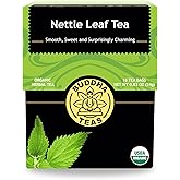 Buddha Teas - Nettle Leaf Tea - Organic Herbal Tea - For Digestive Health - Rejuvenate & Support - Caffeine Free - 100% Kosher & Non-GMO - 18 Tea Bags (Pack of 1)