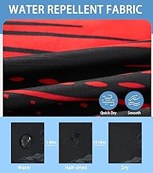 uideazone Mens Golf Shirt Dry Fit 3D Print Tennis