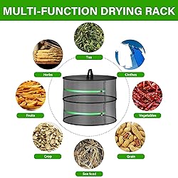 iPower Herb Drying Rack Zippered 2 Layer