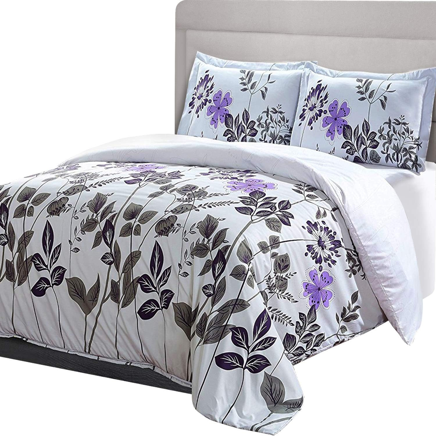 Utopia Bedding Printed Duvet Cover Set with 2 Pillow shams (Queen