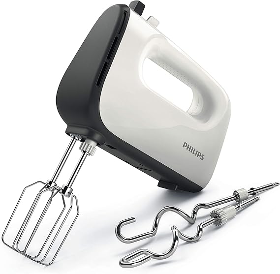 Philips Hand Mixer (450 Watt, 5 Speeds plus Turbo), White Amazon.de