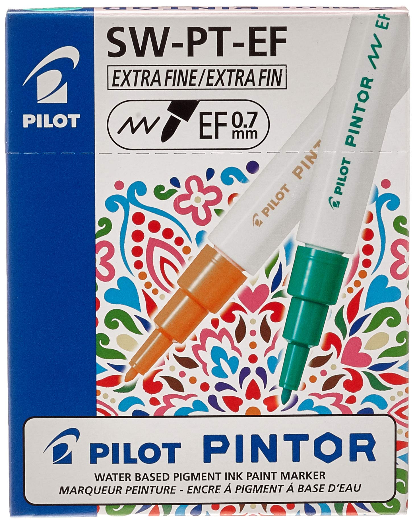 Pilot Pintor Extra Fine Line Bullet Point Marker 2.3mm Tip- Pastel Green (Pack of 6)