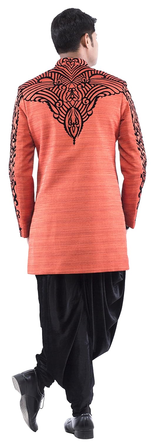 raj design studio men's raw silk harem pant style 210_white_medium