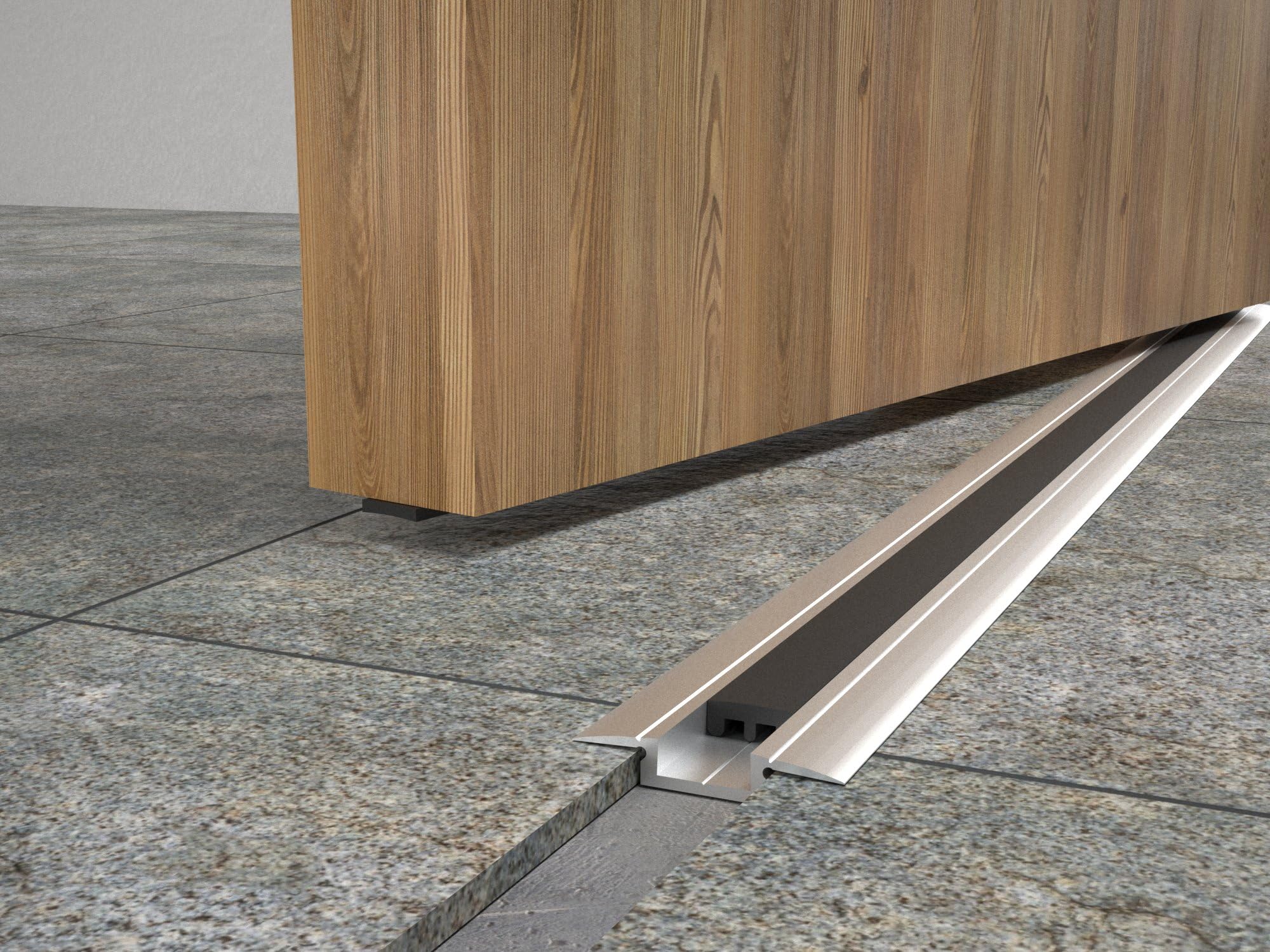 Alumat – Magnetic Door Seal – Perfect as a Draught excluder for Doors – Stops Draughts, Reduces Noise and Keeps Vermin at Bay.