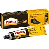 Pattex Universal Adhesive Contact Sticker, Strong Initial Grip, For Bonding Rubber, Leather, Carpets, Felt, Quick Cork, No Stain, 125 g
