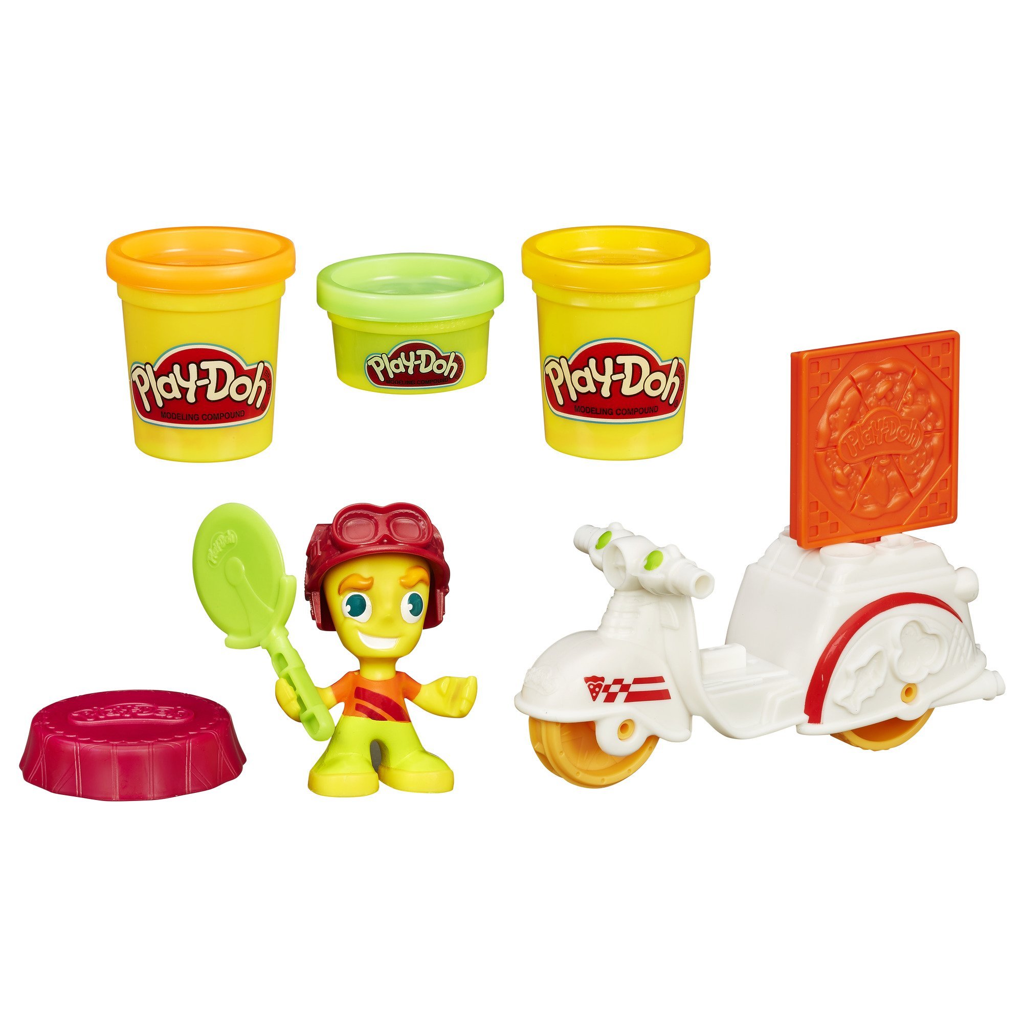 play doh town pizza delivery